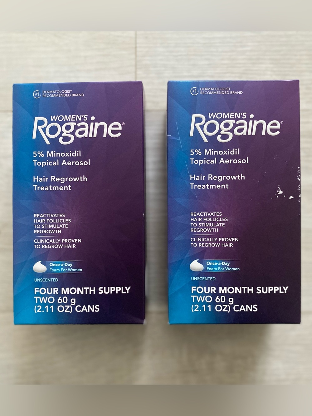 Women’s Rogaine 4-month supply Foam